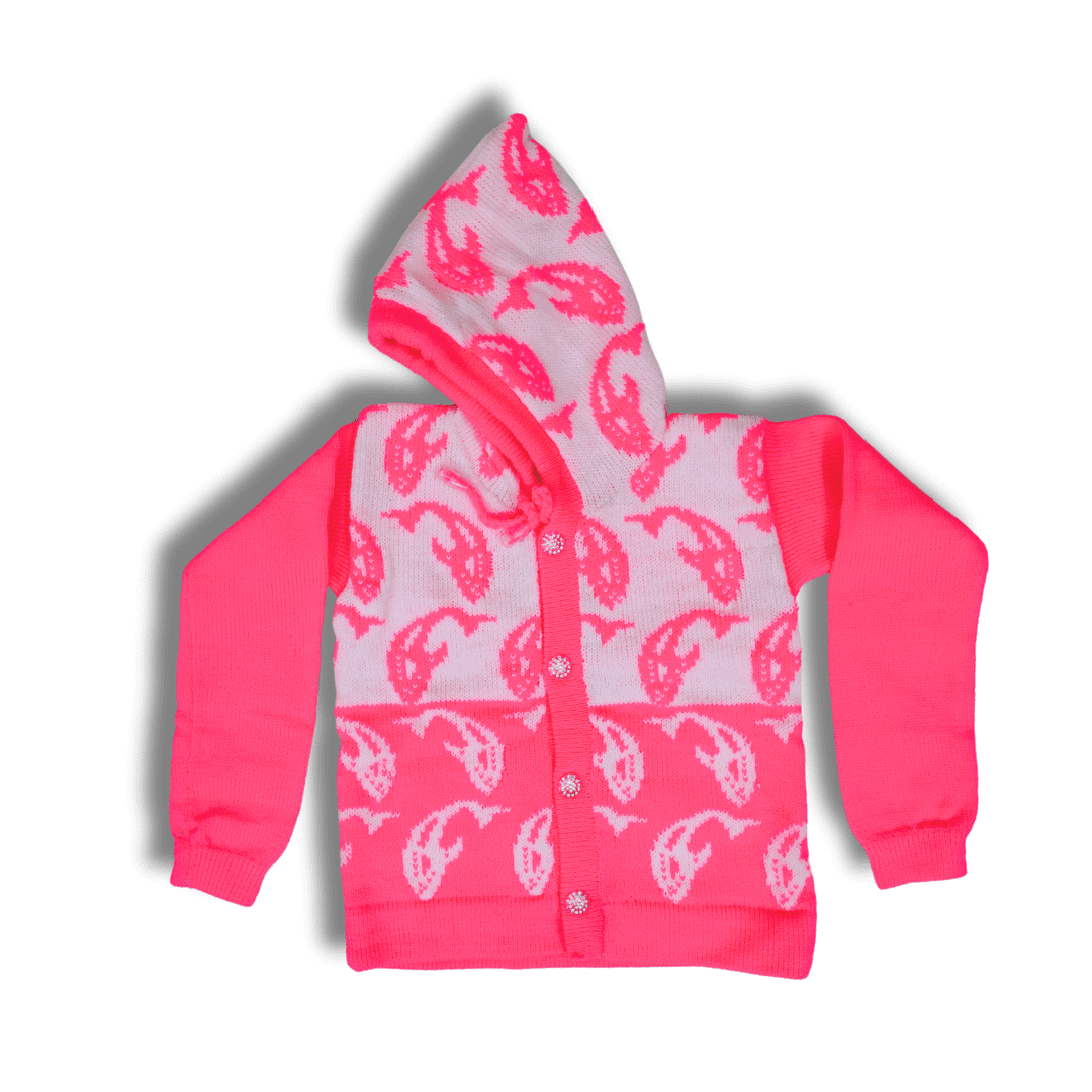Pink dolphin fleece deals