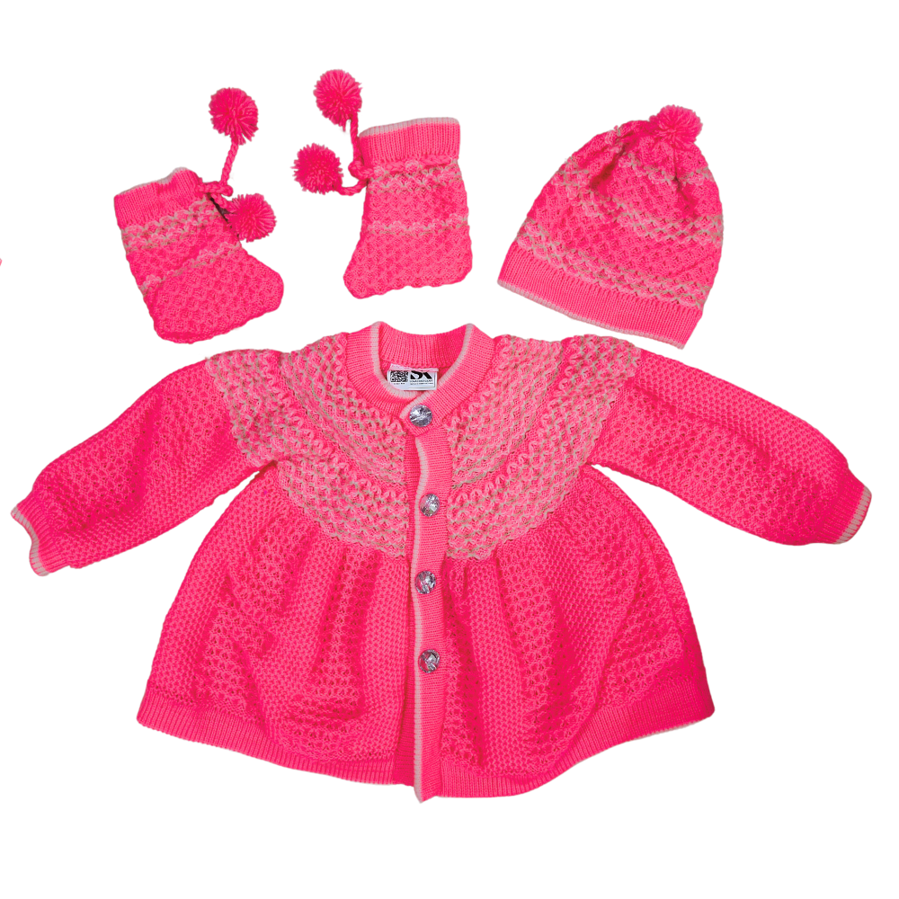 Unisex Baby Woollen Sweater Set