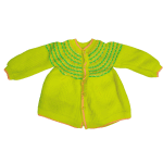 Lemon Baby Girl Handmade Woolen Frock Set