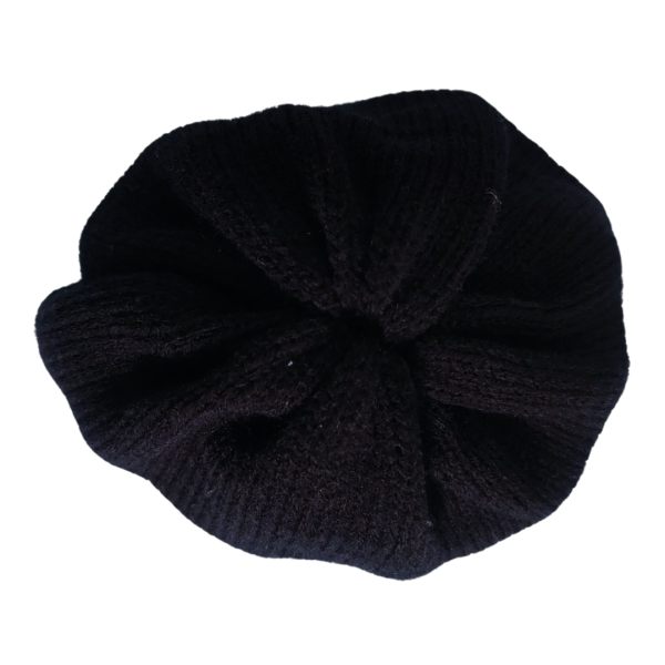 Experience Winter Elegance with the #1 Solid Premium Black Cap for Men and Boys